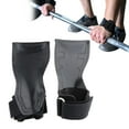 thumbnail image 3 of Levantamiento de pesas correas culturismo entrenamiento gimnasio muñequeras soporte de barra de mano negro Zulema Guantes para levantamiento de pesas, 3 of 8