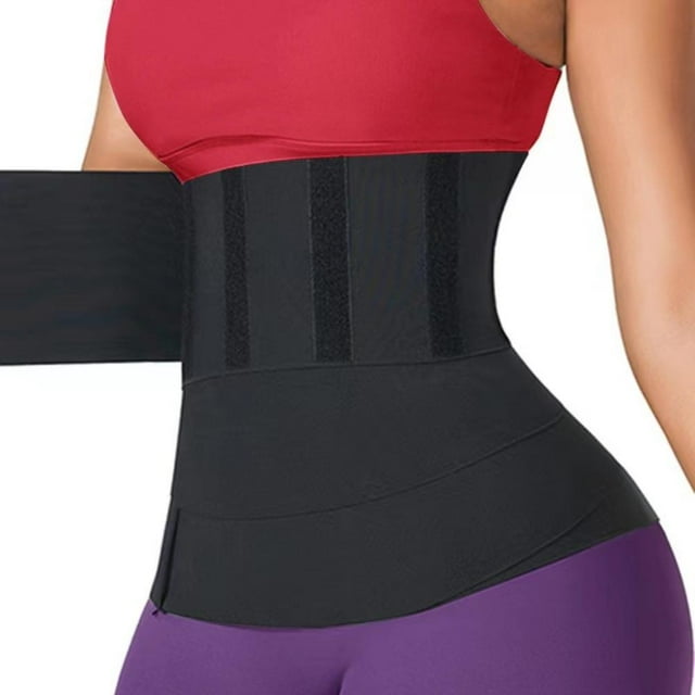 Faja reductora de cintura para mujer, ajustable, con cierre de velcro, para fitness y deportes