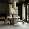 thumbnail image 2 of Meridian Furniture Formentera Brown Dining Table, 2 of 13