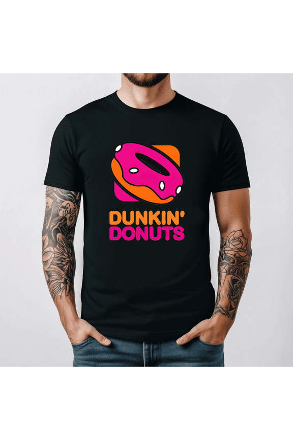 Dunkin Donuts Classic Logo Fast Food Coffee Beverage Unisex T-Shirt, S-3XL