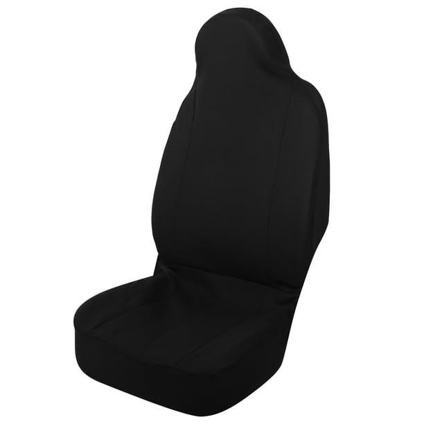Delantero Asiento Fundas Protector Poliéster Universal para Coche Camión Negro