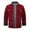 Red, variant on gbyLJF Men's Solid Color Jackets Long Sleeve Lapel Button Down Cardigan Winter Fleece Corduroy Jacket with Pockets