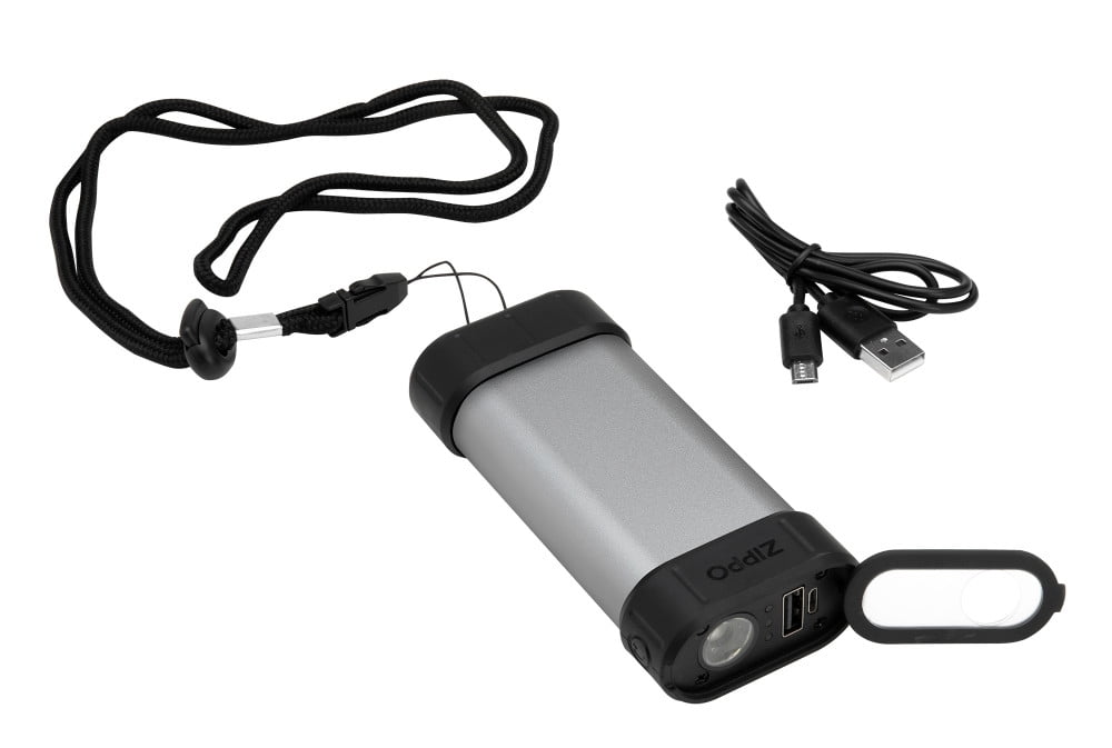 Zippo Silver HeatBank® 6 Pro Rechargeable Hand Warmer