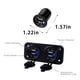 thumbnail image 2 of Panel de interruptores Empotrado Varios puertos USB Botón Botones rápidos Paneles reguladores Coche para coches Interruptores de envío de Accesorios para vehículos recreativos Luz verde TWU-YD Kenally VI019969-06, 2 of 6