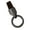 Coffee, variant on Lightweight Leather Key Holder With Textured Grip Design For Secure Key Organization Metal Construction Keyring