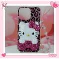 thumbnail image 3 of Funda de teléfono con incrustaciones de diamantes Sanrios Kawaii Hello Kitty, adecuada para Iphone 14, 13, 12, 11 Pro Max, Xs, Xr, 7, 8 Plus, Se202, 3 of 4