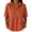Orange, variant on Domzest Half Sleeve Tops for Women V Neck Spring Tshirt Loose-Fit Basic Going Out Tops Zip Up Work Polo Shirts Pink XL
