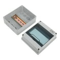 thumbnail image 4 of KAKOWELY Outdoor Electrical Box Weatherproof 6 Way Circuit Breaker Box Distribution Protection Box with Cover Plastic Electrical Enclosure for Indoor and Outdoor Use, 4 of 4