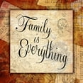 thumbnail image 2 of Grey, Jace 20x20 White Modern Wood Framed Museum Art Print Titled - FAMILY IS EVERYTHING, 2 of 4