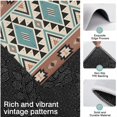 thumbnail image 3 of Brown Triangular Geometric Pattern Kitchen Rugs Sets Of 3,Kitchen Runner Rugs Non Skid Washable,Decorative Kitchen Floor Mats for Kitchen,Sink,Laundry,17"x30"+ 17"x47" + 17"x59", 3 of 6