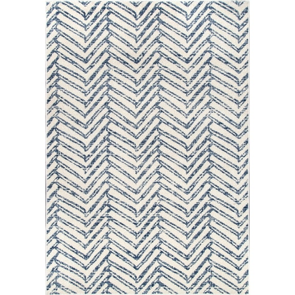 nuLOOM Rosanne Geometric Accent Rug, 2' x 3', Blue