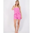 thumbnail image 5 of 3 Pack: Women's Cami Top and Short Pajama Set Sexy Soft Pajamas for Women (Available in Plus Size), 5 of 6