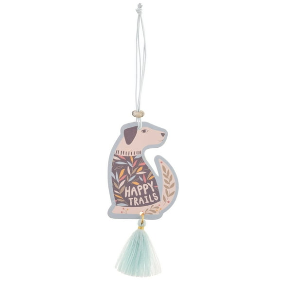 Karma , Désodorisants en Forme, Diffuseur d'Huiles Essentielles pour Voitures, Maison & Bureau - Désodorisant Décoratif Coloré avec Pompon, Chien