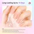 thumbnail image 2 of SAVILAND 5-in-1 One-Step Gel Nail Polish Kit, Quick Easy, Sheer Jelly Nude, 15ml/0.51 fl.oz, 2 of 7
