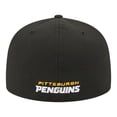 thumbnail image 4 of Men's New Era  Black Pittsburgh Penguins Zamboni 59FIFTY Fitted Hat, 4 of 7