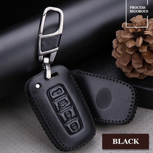 Étui de Protection pour Clé de Voiture en Cuir Intelligent pour Hyundai Sonata pour KIA Optima