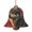 Bell Shape, variant on Wolf Hunting Retro USA Flag Wooden Christmas Ornament Angel Shape,Xmas Tree Hanging Decoration 6 PCS