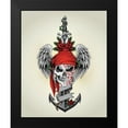 thumbnail image 2 of Braun Studio 12x14 Black Modern Framed Museum Art Print Titled - Pirate des Anges, 2 of 5