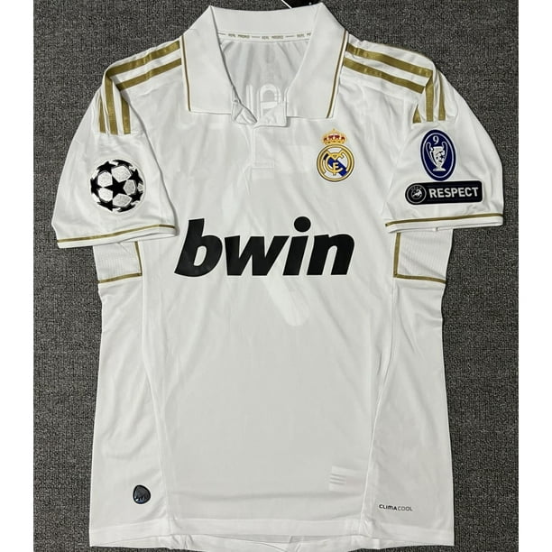 11 12 Camiseta De Fútbol Del Real Madrid En Casa RONALDO KAKA Manga Corta/Larga Retro Tailandia Hombres Camisetas