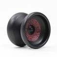 thumbnail image 3 of RECESS Triple Double Yo-Yo - Virginia State Champion Joe Wilson Signature YoYo (Black with Red Cement Print), 3 of 3