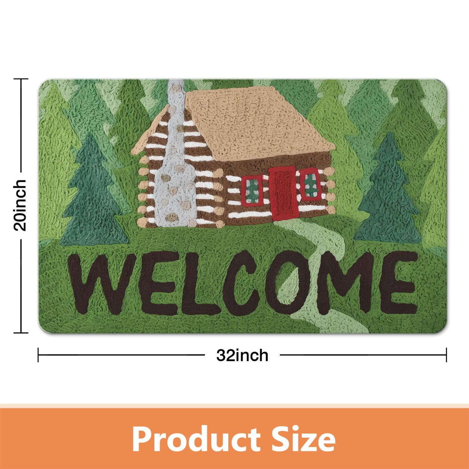 Effortless Elegance with 20x32 inch Super Absorbent Quick-Drying Bath Mat – Non-Slip Rubber Bottom, Easy to Clean Bathroom Rug – A Fine Addition to Living Room & Kitchen