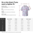 thumbnail image 5 of Kdxio Men'S Hawaiian Shirt For Men Short Sleeve Shirt Purple Butterfly Summer Casual Holiday Beach Button Down T-Shirts, 5 of 5