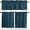 Black Red Lake Blue, variant on Christmas Green Kitchen Curtains and Valances Set, Rod Pocket Curtains Tier Farmhouse Window Curtains 36 Inch Length, Winter Chic Black Xmas Cats Country 3 Piece Kitchen Curtains Set