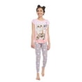 thumbnail image 3 of 2-Pack Girls' Pajama Set Unicorn/Cat, 3 of 9