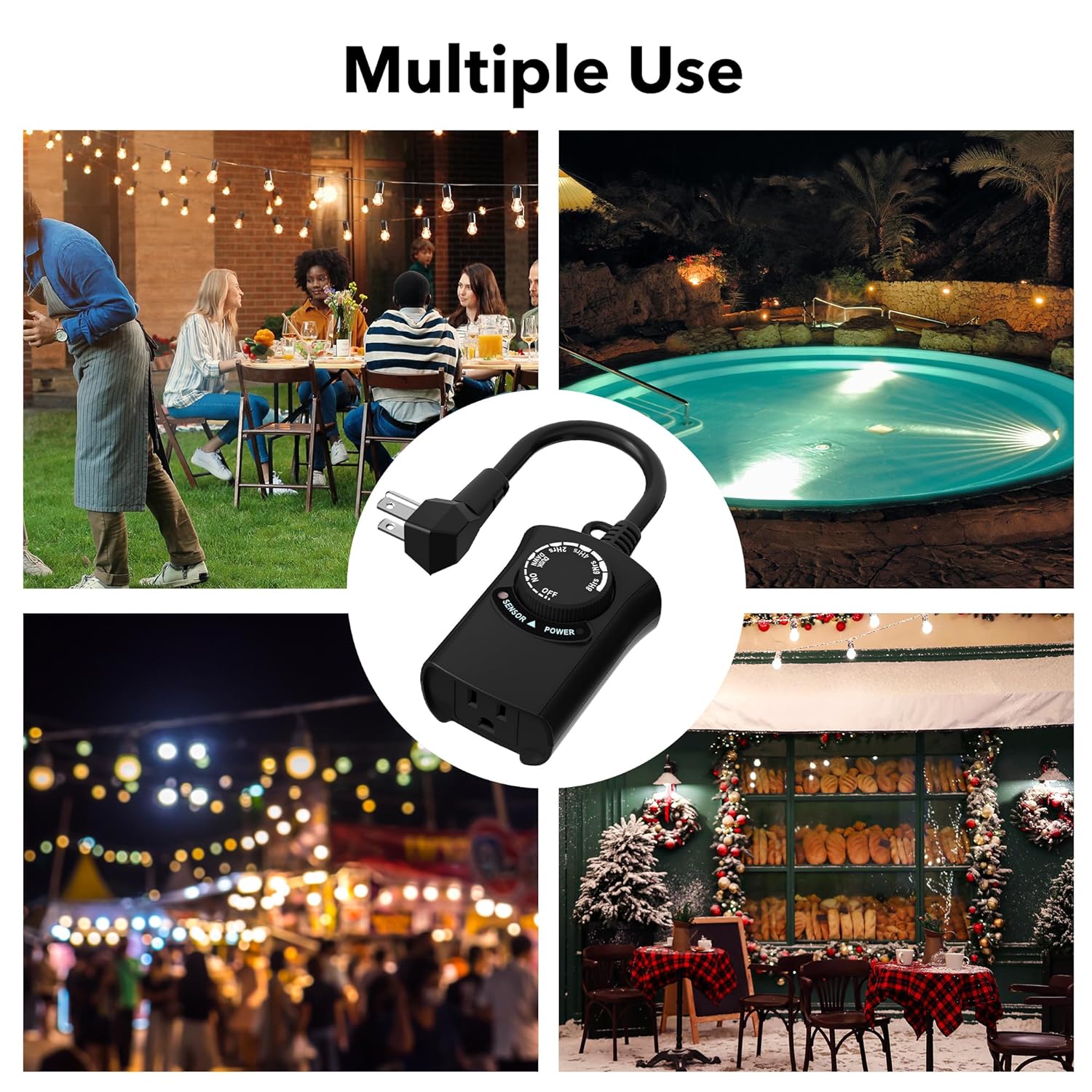 HBN Outdoor Light Timer with Photocell photo 6