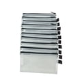 thumbnail image 4 of Sax Mesh Tool Case Pouches, 5 x 9 inches, Clear with Black Trim, Pack of 10, 4 of 7