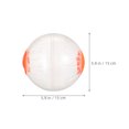 thumbnail image 2 of PAMINGONO 2Pcs Transparent Hamster Exercise Balls for Small Pets with Large Running Space and Smooth Interior, 2 of 8