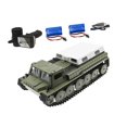 thumbnail image 1 of de vehículo 1/16, Kits de montaje de vehículos de transporte, RC, regalos para niños Motores duales Zulema tanque de vehiculo, 1 of 8