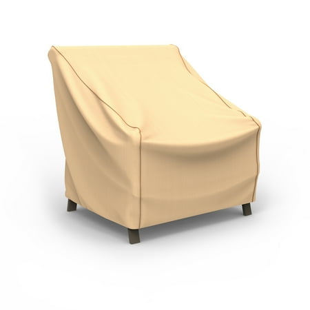 Budge Medium Tan Patio Outdoor Chair Cover, NeverWet®