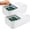 White, variant on Skywin Laundry Pod Container with Sliding Lid | Stylish Laundry Pod Storage Container for Laundry Room Container Organization great as Laundry Detergent Container, Dishwasher Pod (Grey)