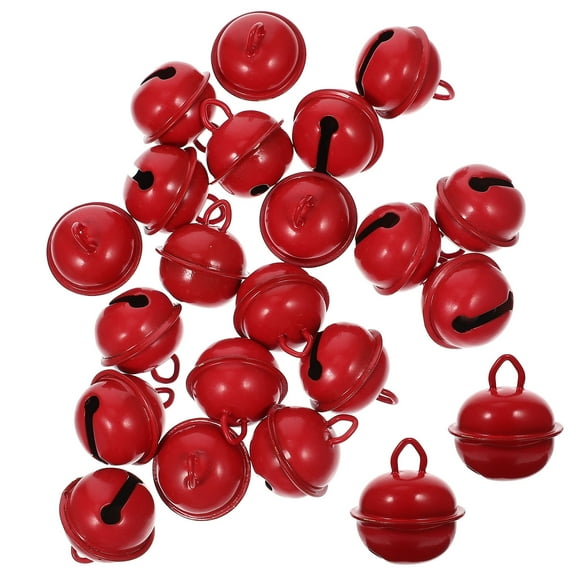 ifundom 20-Pack Small Red Metal Bells for Fireplace, Staircase, Holiday & Christmas Home Decoration Accents