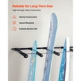 thumbnail image 5 of KFFKFF 5-Tier Vertical Surfboard Rack for Storage and Display, Adjustable Metal Organizer with Sponge Padding, Wall-Mounted Holder for Surfboards, Snowboards, and Kiteboards, 5 of 9