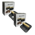 thumbnail image 1 of Oleegame 2 Pcs Rouleau de Papier d'Aluminium Humburger 6.3 Po Rond avec Poignée en Bois Résistant à la Chaleur Grill en Métal pour Barbecue Humburger Viande de Sable Steak Accessoire pour Plat Noir, 1 of 9