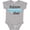 AC-Heather Grey, variant on Inktastic Future Soccer Star Boys Baby Bodysuit