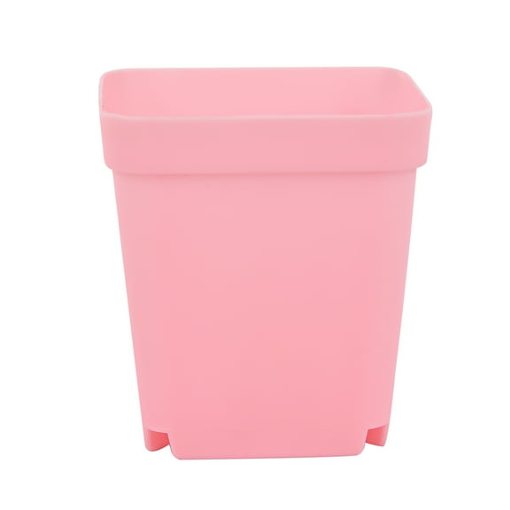 Namzi 10 pieces thick plastic square succulent plant flowerpot without tray rectangular pink seedling pot succulent plant pot 7 * 7cm