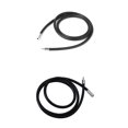 thumbnail image 1 of 2 Piezas Mujeres 3 Mm Colr de de Cadena de Cordón de Caucho Negro 20/16 "cierre de Acero Zulema collar de cordón de caucho negro, 1 of 8