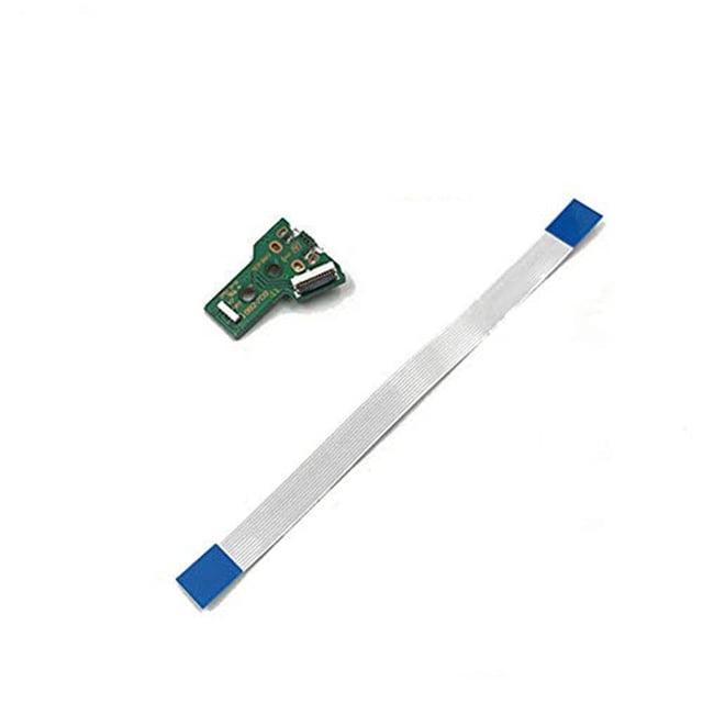 Replacement USB Charging Port Board With 12 Pin CableforController JDS 055 Charger Socket Circuit Board Repair Partfor4 4 Wireless Control, 12 Pin Controller Charging Board
