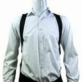 thumbnail image 2 of Suspenders for Men Heavy Duty for Big and Tall, Clip-On Elastic Braces for Formal and Casual Wear (black), 2 of 5