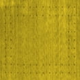 thumbnail image 1 of Ahgly Company Indoor Square Abstract Yellow Contemporary Area Rugs, 7' Square, 1 of 4