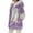 Purple, variant on comerut Women Winter Coat Color Block Long Sleeves Zipper Cardigan Loose Furry Warm Plush Plus Size Lady Jacket Winter Clothes