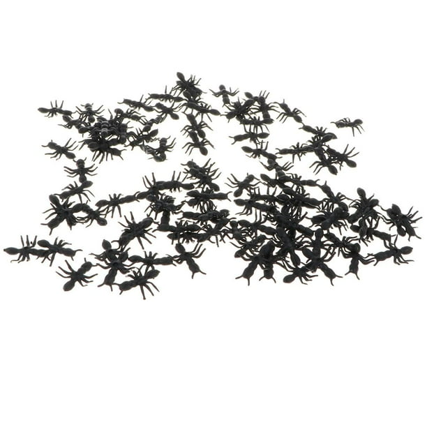 Juguete De Hormigas perfecl 100pcs Tamaño 1.8 x 1.5 cm Selección de tres Negro
