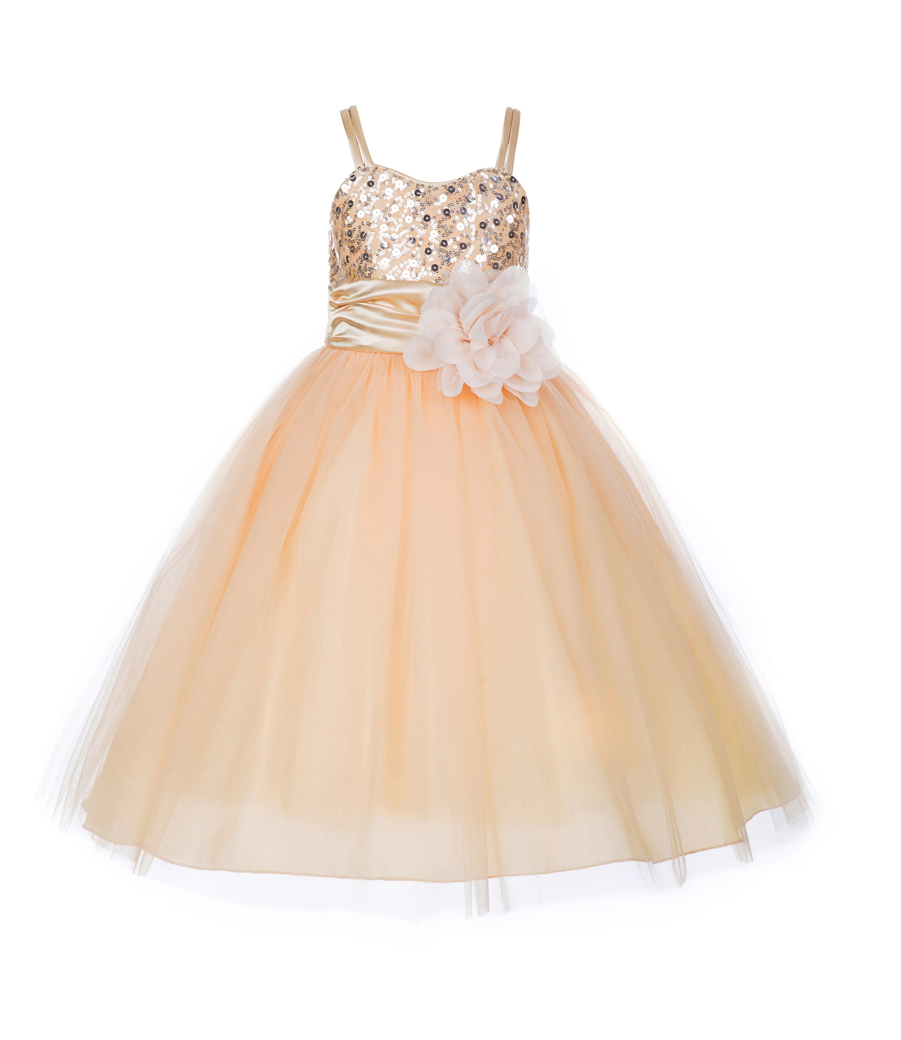 pink and gold baby girl dress
