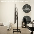 thumbnail image 4 of VIVO Mobile 13" to 50" TV Floor Stand, Height Adjustable Mount w/ Wheels, 4 of 9