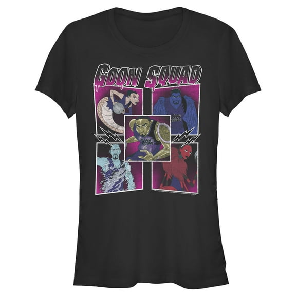 Junior's Space Jam: A New Legacy Goon Squad Boxes Graphic Tee Black X Large