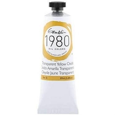 Gamblin 1980 Oil Color, 37ml, Transparent Yellow Oxide
