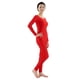 thumbnail image 5 of de manga larga para mujer, mono, pantalones , pantalones, yoga, Rojo Sunnimix Traje de spandex para mujer, 5 of 6